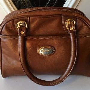 White Stag Purse Handbag Brown 2 Handles